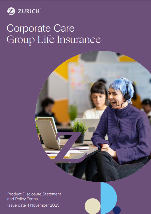 Corporate Care Group Life Insurance PDS cover